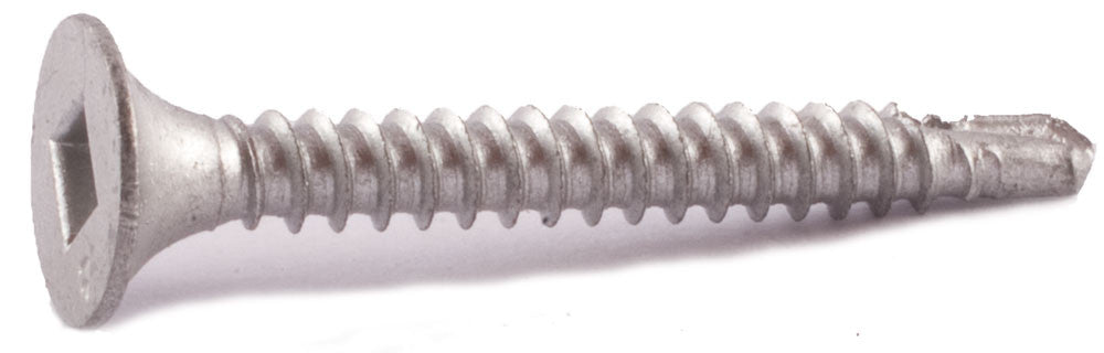 10 x 3 1/2 Simpson Bugle-Head Self-Drilling Screw - Square Drive 410 Stainless Steel - Box (100)