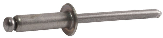 3/16 x 1/4 - 3/8 SSB66 Button Stainless Steel Riv / Steel Man (5000)