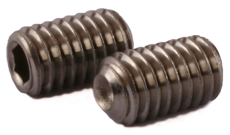 0-80 x 1/8 18-8 (A2) Stainless Steel Socket Set Screw Cup Point