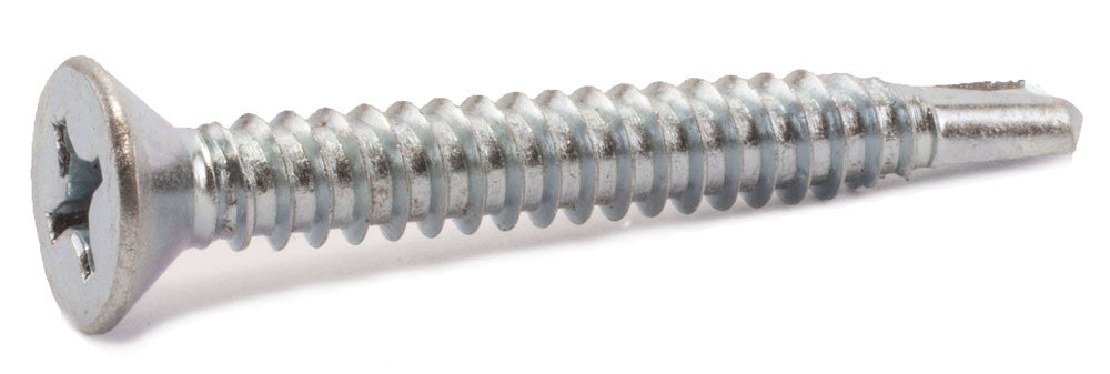 6-20 x 1/2 Phillips Flat Self Drill Screw Zinc Plated