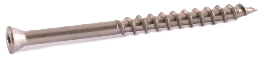 9 x 4 Simpson Trim-Head Wood Decking Screws - Square Drive 305 Stainless Steel - 5 lbs Pack (305)