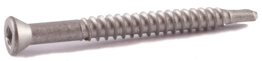 7 x 3 Simpson Trim-Head Self-Drilling Siding Screw - Square Drive 410 Stainless Steel - Carton (1000)
