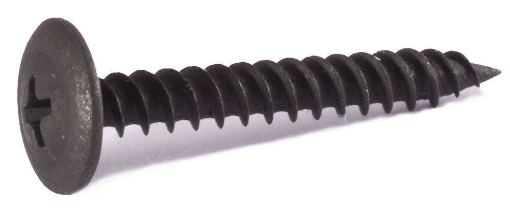 8 x 1 5/8 Phillips Modified Truss K-Lath Screw – Black Oxide