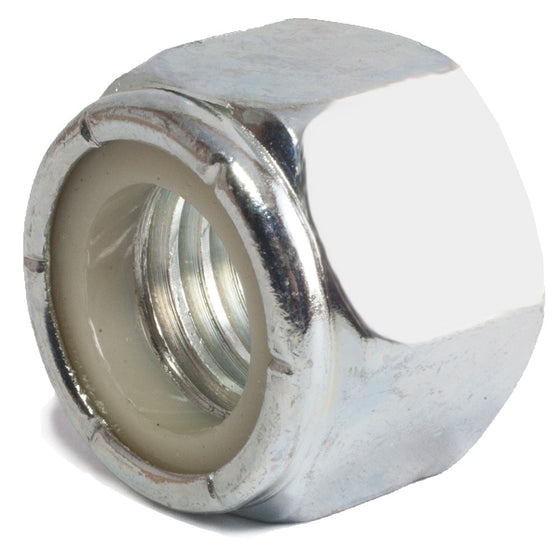 12-24 Nylon Insert Locknut Zinc Plated