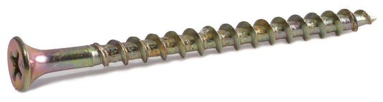 10 x 4 Phillips Bugle Decking Screws - Carton – Yellow Zinc Plated (800)