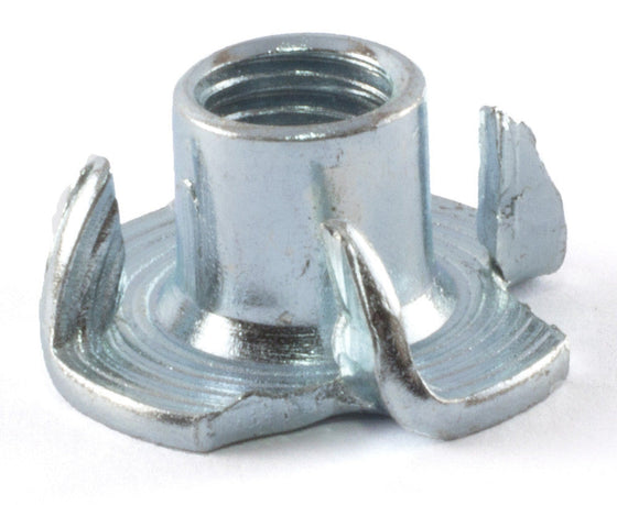 3/8-16 x 7/16 Tee Nut 4 Prong – Zinc Plated