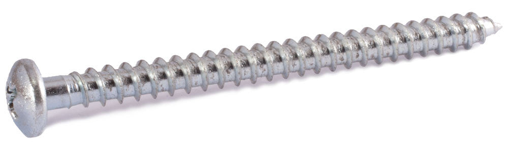 10 x 1 1/2 Phil Pan Sheet Metal Screw Zinc Plated