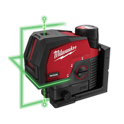Milwaukee 3622-21 M12 Green Cross Line & Plumb Points Laser Kit