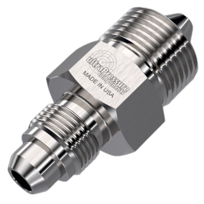 5404-9M9H | 9/16" MP Male x 9/16" HP Male, Stainless Steel - 20K psi