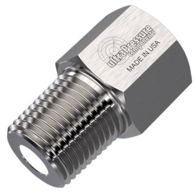 5406-4N4N | 1/4" Female NPT x 1/4" Male NPT, Stainless Steel - 15K psi