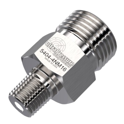 5404-20NM16 | 1-1/4" Male NPT x 1" Type M Male, Stainless Steel - 7.5K psi