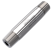 5404N-6N2.0 | 3/8" x 2" Long NPT Nipple, Stainless Steel - 15K psi
