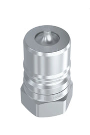 NV-04-04N-NPT | Agricultural Interchange ( Poppet Style), 1/4" Nipple Body x 1/4" Female NPT.
