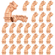 30 Pcs 1/2" Press Copper 45° Elbow (Lead Free)