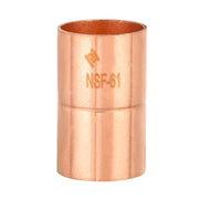 5/8" Copper Coupling With Rolled Stop