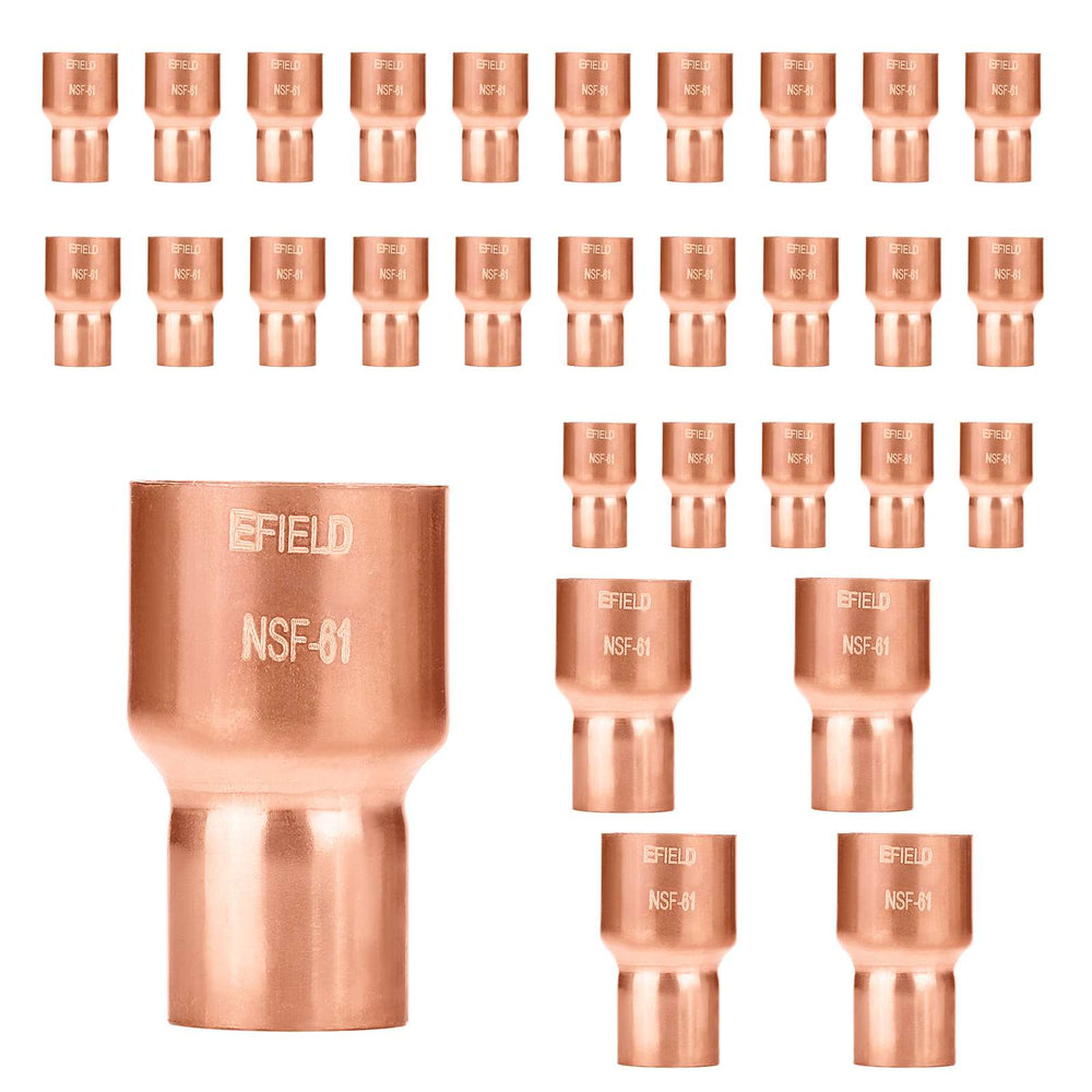 30 Pcs 1-1/4" x 1" FTGxC Reducer at Wholesale Price