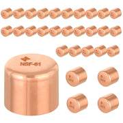 30 Pcs 3/4" Solder Copper Pipe End Cap (Plug) at Wholesale Price