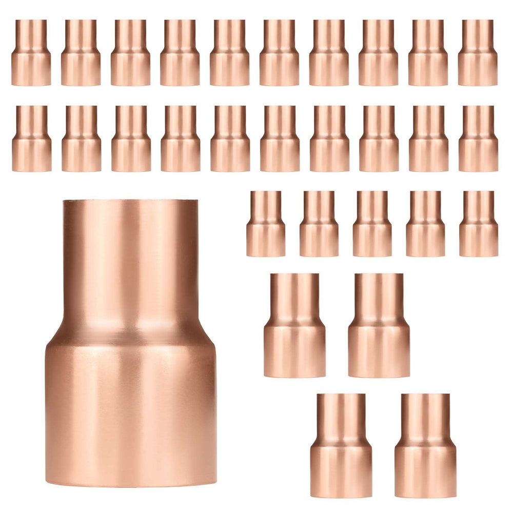 30 Pcs 1" x 3/4" Reducing Copper Coupling at Wholesale Price