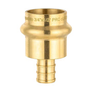 1/2" Press X 3/4" PEX Crimp Brass Adapter (Lead Free)