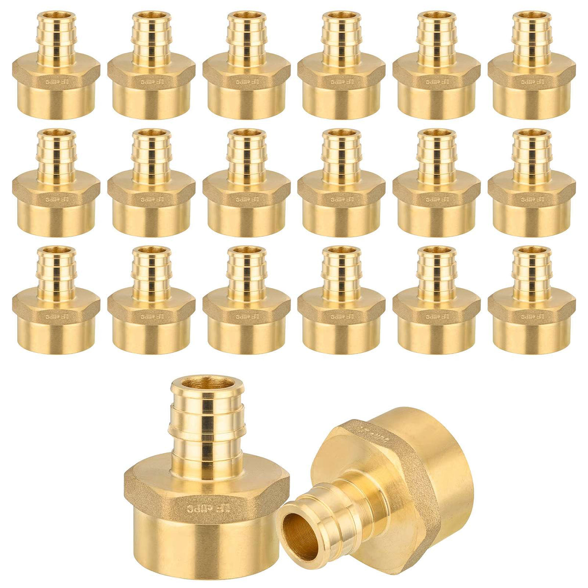 30 Pcs PEX A Expansion 3/4" PEX x 1" Female Threaded F1960 Adapter Wholesale
