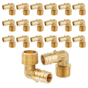 30 Pcs PEX A Expansion 1/2" PEX x 1/2" Male NPT Elbow Wholesale