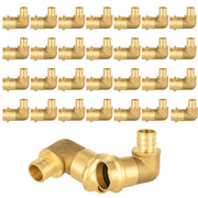 30 Pcs 3/4" Press x 3/4" PEX Crimp Brass Elbow (Lead Free)
