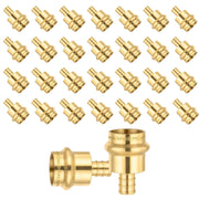 30 Pcs 3/4" Press x 1/2" PEX Expansion Brass Adapter (Lead Free)