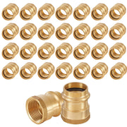 30 Pcs 1/2" Press x 1/2" Female Brass Adapter (Lead Free)
