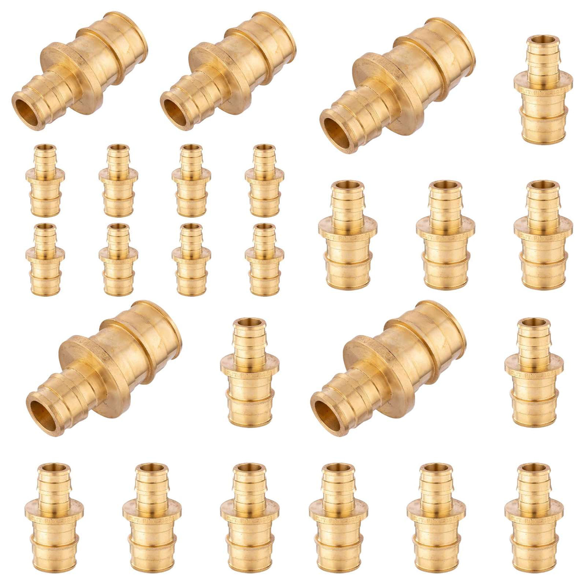 30 Pcs PEX A Expansion 1/2" PEX x 3/4" PEX Expansion Reducing Coupling Wholesale