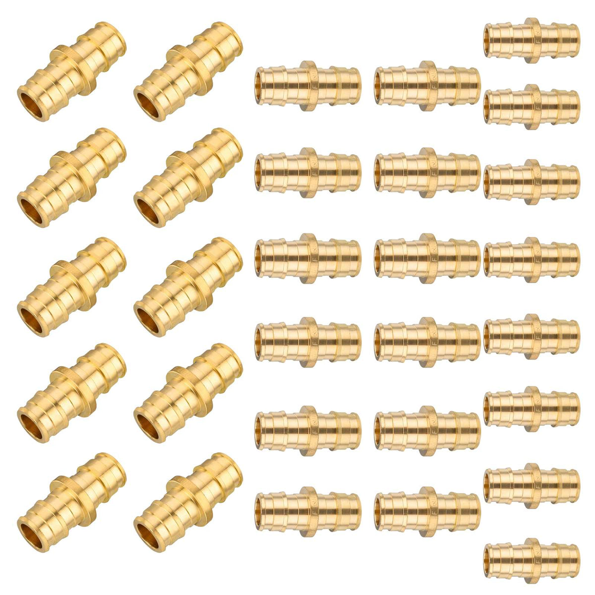 30 Pcs PEX A Expansion 1/2" PEX x 1/2" PEX Expansion Coupling Wholesale