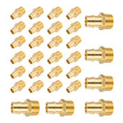 30 Pcs PEX A Full Flow Expansion Adapter 1" PEX x 1" Male Threaded F1960 Adapter Wholesale