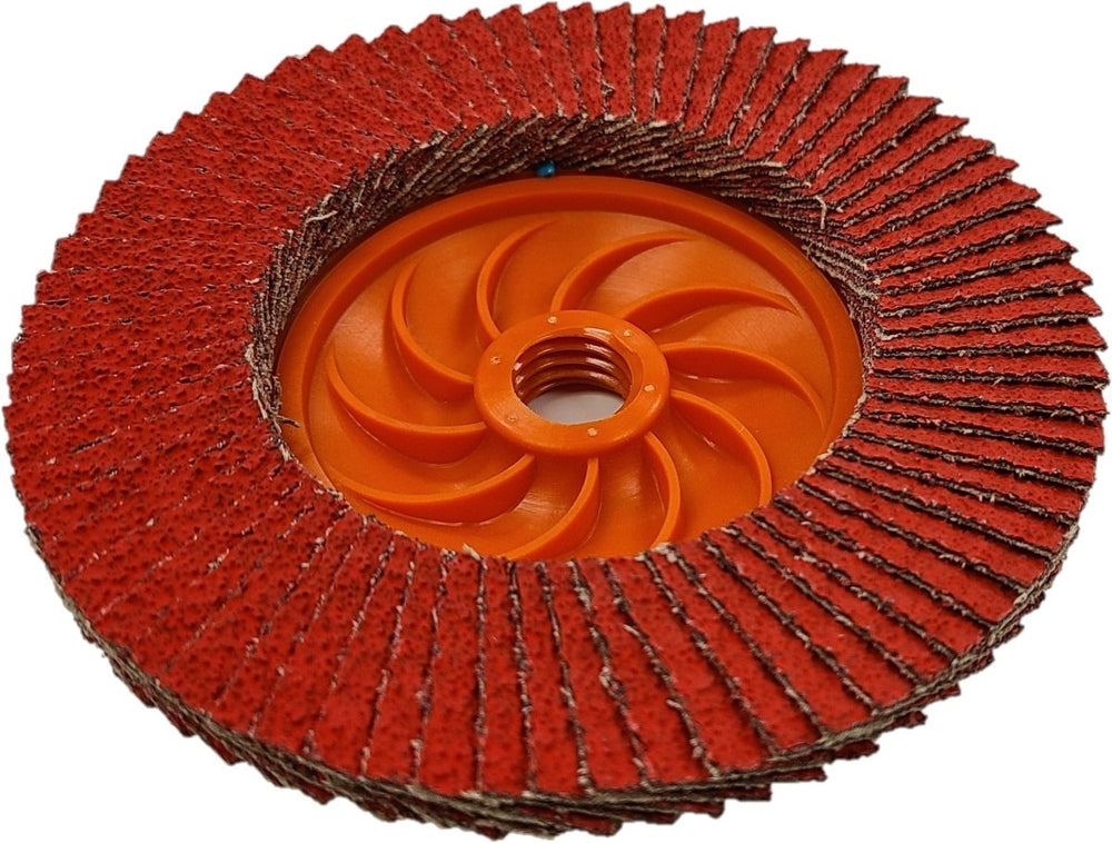 Preferred Abrasives Firestorm FasTrim® Hi-Density Trimmable Flap Discs 60 Ceramic Grit 10920T-FF