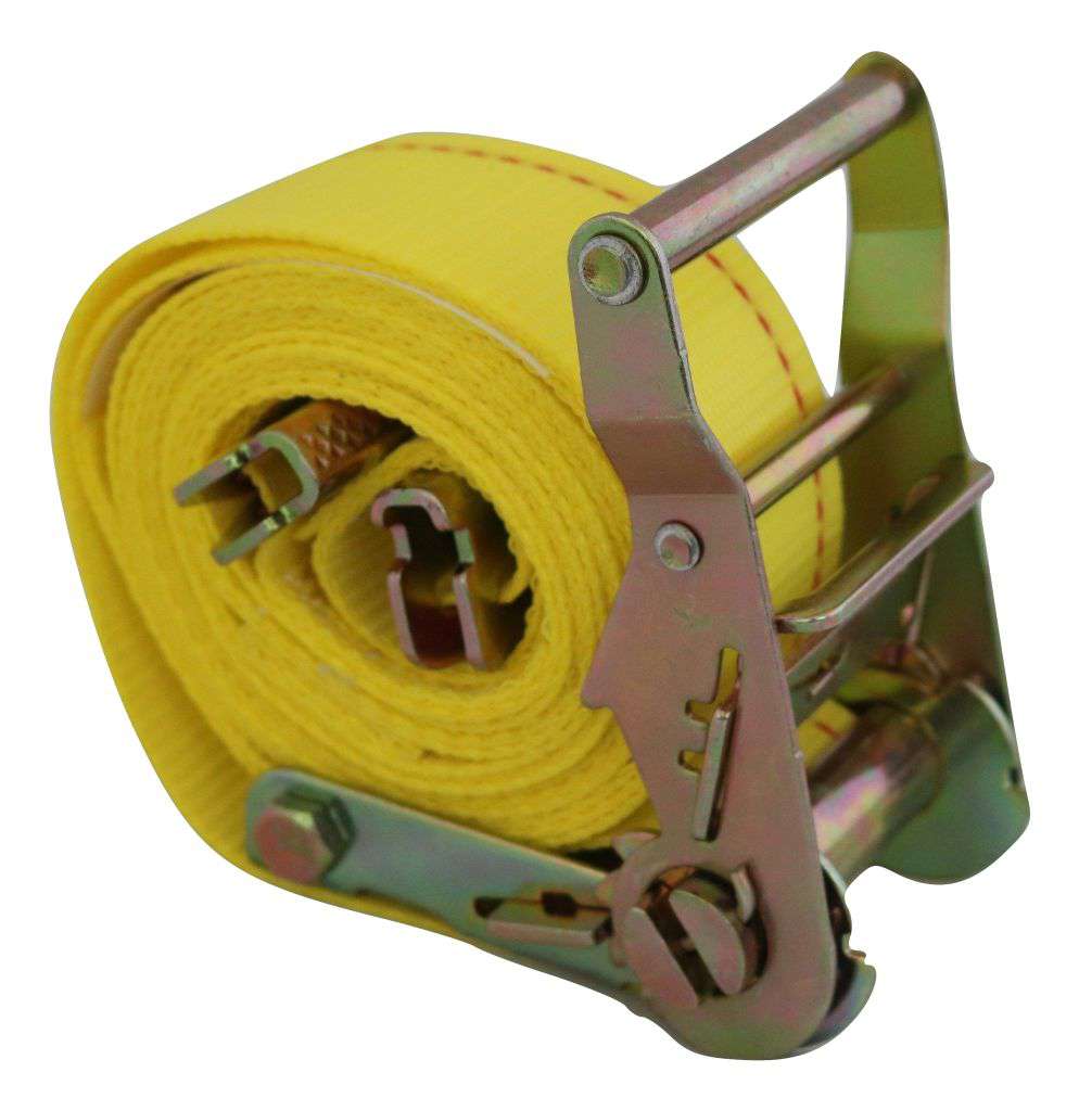 2" x 12 Ft Interior Van Ratchet E-Track Straps w/ Spring E Fittings | 50 PACK