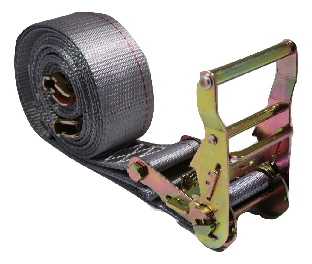 2"x 16 Ft Logistic Van Ratchet E-Track Straps w/Spring E Fittings | 12 PACK