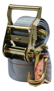 2" x 16 Ft Ratchet Strap w/ Spg E & Wire Hk for E & F-Tracks 10 PACK | R16EW