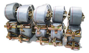 2" x 16 Ft Ratchet Strap w/ Spg E & Wire Hk for E & F-Tracks 16 PACK | R16EW