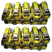 QTY 20 - 2" x 27 Ft. Flatbed Ratchet Strap w/ Wire Hooks