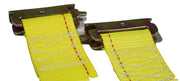 2" x 12 Ft Interior Van Ratchet E Track Straps w/ Spring E Fittings | 4 PACK