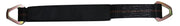 Qty 4 Axle Strap Tie Downs 24" Long & Qty 4 Ratchet Tow Straps Car Haulers, BLACK | R208ATDBK/AS24BK