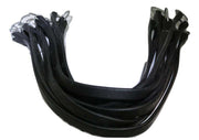 Rubber Tarp Straps w/ Crimped S Hooks BOX OF 50 | LENGTH OPTIONS