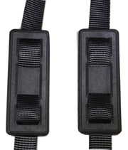 BLACK Standard Buckle Spa Cover Hot Tub Wind Securement Strap Complete Kit | SIZE OPTIONS