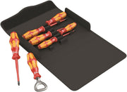 Wera 100 iS/7 VDE Set 2 Kraftform Insulated Screwdriver Set 7 Piece 05136022001