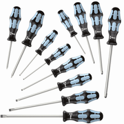 Wera 12-Piece Stainless Steel Professional Screwdriver Set – 3334/12 Series – 05347903001