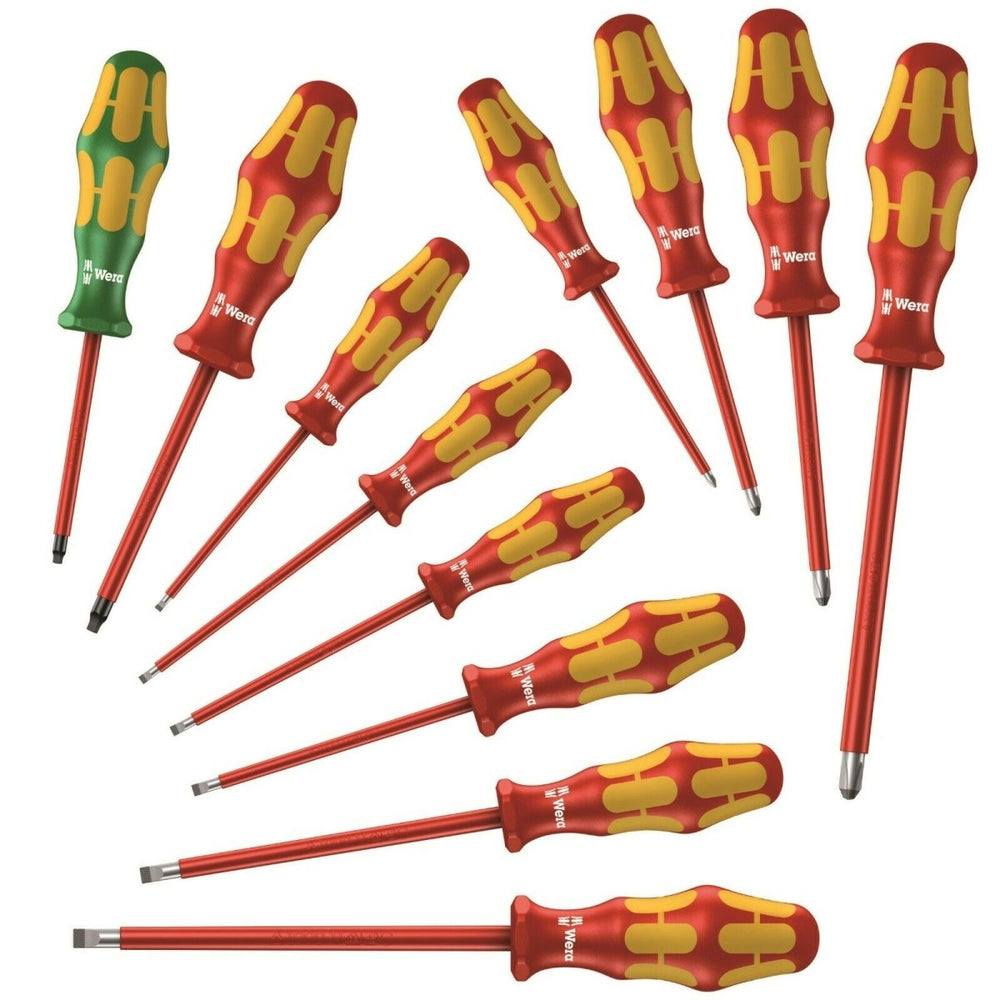 Wera 160i/12 VDE Insulated Screwdriver Set 12 Pieces 05347900001