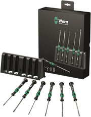 Wera 2035/6 B Micro Precision Screwdriver Set With Rack 05118152001
