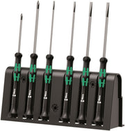 Wera 2035/6 B Micro Precision Screwdriver Set With Rack 05118152001