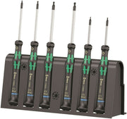 Wera 2052/6 Micro Precision Screwdriver Set With Rack 05118156001