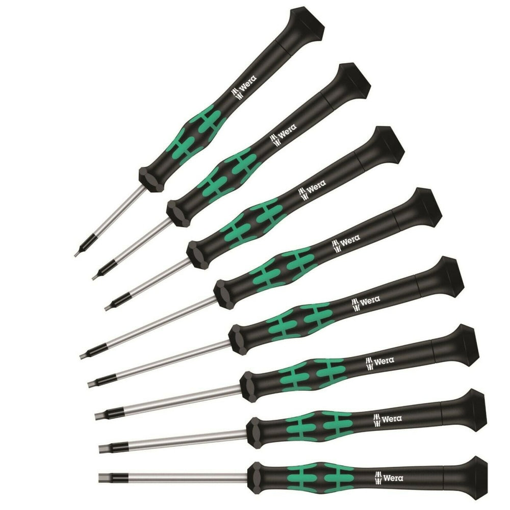 Wera 2054/8 Micro Precision Hex Screwdriver Set 8 Pieces SAE – 05345274001