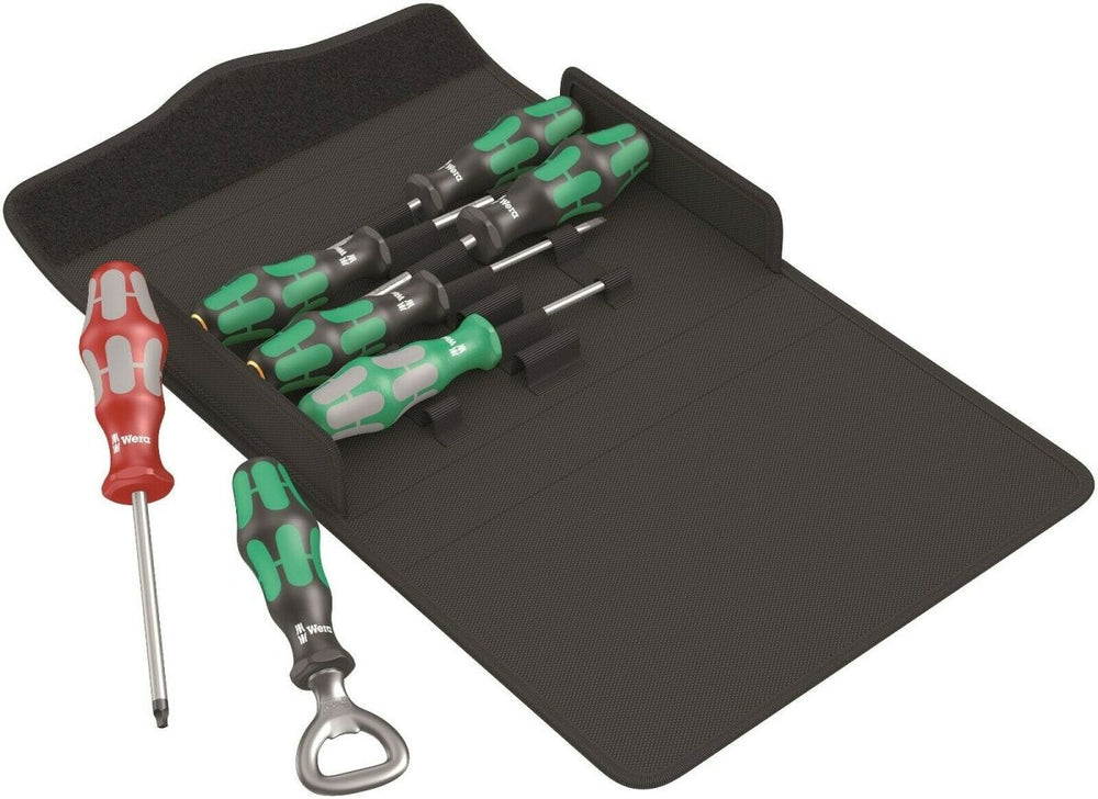Wera 300/7 Set 4 Kraftform Plus Screwdriver Set 7 Piece 05105626001