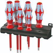 Wera 3165 i/6 VDE Stainless Steel Screwdriver Set With Rack 6 Pieces 05022745001